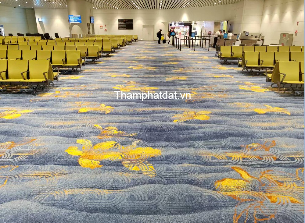 thảm lót sàn phòng chờ sân bay